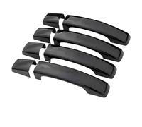 Manilla Exterior corrediza para Puerta de Coche Acabado Cromado Negro Brillante Cubierta de Manilla de Puerta Plateada para Land Rover Range Rover Sport 2008 2009 2010 2011 2012 2013