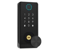 manilla inteligente para puertas Cerradura de puerta inteligente biométrica 5 en 1 con huella dactilar, entrada sin llave, tarjeta IC, teclado táctil, control por aplicación y bloqueo automático
