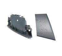 Manilla Interior Coche Para Aygo 2005-2014 Hebilla Puerta Cubierta Mano Base Reposabrazos Manija Interior Gris O Negra(Gray RH Cover Base)