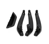 Manilla Interior Coche Para X3 Para X4 F25 F26 2010-2016 4 Uds. Cubierta De Manija Interior Puerta Pasajero Panel Reposabrazos Embellecedor Tracción LHD RHD Coche(LHD-Black)