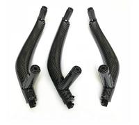 Manilla Interior Para X5 Para X6 F15 F16 2014 2015-2018 Juego De 3 Manijas Interiores De Puerta De Pasajero De Fibra De Carbono LHD RHD Panel Interior(RHD Carbon Fiber)