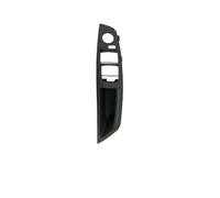 Manilla Interior Puerta Delantera Trasera Para BMW F10 F11 5 Series 2010-2017 LHD Tirador Puerta Interior Reposabrazos Panel Embellecedor Sin Espejo Manijas puertas interiors coche(LHD Black)