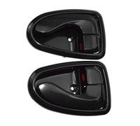 Manilla Interior Puerta Delantera Trasera Para Hyundai Para Accent 2000 2001 2002 2003 2004 2005 2006 Manija Interior De La Puerta Lateral Delantera Trasera Izquierda Derecha(Black)