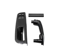 Manilla Interior Puerta Delantera Trasera Para VW Para Bora Para Golf 4 MK4 1999-2004 Mano Izquierda Conductor Puerta De Coche Interior Derecho Tirador Manija(Carbon Fiber 4PCS)
