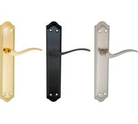 manilla - juego de manilla 202 en color negro, incluye componentes de resistencia, diseño moderno y fácil instalación para puertas interiores.