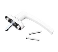 Manilla Oscilobatiente Pvc, Manija de transmisión puerta y ventana metal, manija empuje tracción, apertura interna, cerradura rotación