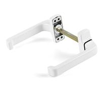 Manilla para Puerta Interior y Exterior - Aluminio - Recuperable - Blanco