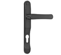Manilla para Puerta Interior y Exterior - Aluminio - Recuperable - Negro