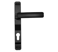 Manilla para Puerta Interior y Exterior - Aluminio - Recuperable - Negro