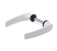 Manilla para Puerta Interior y Exterior - Cuadradillo Incluido - Blanco