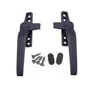 Manilla para ventana, Manija de ventana aleación aluminio 38 50 tipo siete en forma hebilla cerradura y puerta corrediza vidrio multicolor paquete 2(B)