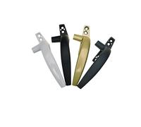 Manilla para ventana, Manija de ventana aleación aluminio, hebilla bloqueo 7 formas for ventanas UPVC, Multicolor, izquierda/derecha, 1 Uds(B Type 38- Dark Grey,Left handle)