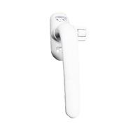 Manilla Para Ventanas Manija de marco Universal aleación aluminio, manija puerta antirrobo, y, hebilla bloqueo for ventana(White Left)