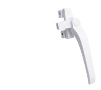 Manilla Para Ventanas Manija de ventana aleación aluminio, 1 Uds., color Aluminio abierto, puerta empuje externa y, hebilla bloqueo manija en siete formas(A2,Right)