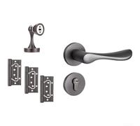 Manilla Puerta Aluminio Espacial Gris Silenciosa 130mm(L) | Mecanismo magnético silencioso, retracción automática, aluminio espacial gris, 130x55mm, para ideal dormitorios