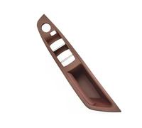 Manilla Puerta Interior Para 5 Series F10 F11 F18 520 523 525 528 530 Negro Beige Gris Rojo Marrón LHD RHD Apoyabrazos Lateral Conductor Manija Puerta Cubierta Panel Tirador Puerta(RHD Brown)
