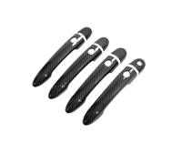 Manilla Puerta Lateral Cubierta Manija Puerta Exterior Auto Embellecedor Accesorios Exteriores Para Auto Para R&ENAULT Para Scenic 2 II MK2 2003 2004 2005 2006 2007 2008 2009(Handle 4 Buttons 3)