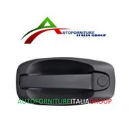 Manilla Puerto de Carga Exterior Negro Sin Agujero Llave para Fiat Qubo 2008>