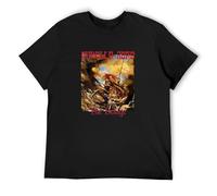 Manilla Road The Deluge Personalised T-Shirt Graphic tee Printed Top Mens Black Shirt XXL