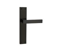 JANDEL Manilla de Puerta Negro 50x255 mm Aluminio, Zamak