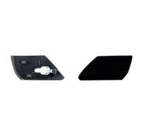 Manilla Tirador Lateral Cubierta de manija exterior de puerta delantera izquierda compatible con BMW Serie 7 G11 G12 730 740 2015-2022 51217474681 fundas de manija para puerta Trim(Black Front)