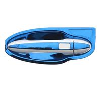 Manilla Tirador Lateral Maneta De Portón Trasero Manija de puerta de coche compatible con Chery Tiggo 4 Pro 2020-2023. Decoración modificada en acero inoxidable. Piezas de automóvil.(Blue 2pcs)