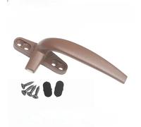 Manilla universal para ventanas oscilobatientes, Manija de ventana Tipo aleación aluminio 50 7 en forma multicolor izquierda a derecha for puertas y ventanas(50 Coffee,Right)