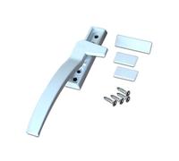 Manilla Ventana Hebilla de bloqueo de manija de puerta, herrajes for ventanas de aleación de Zinc de siete caracteres, apertura y ventana de acero y plástico grueso Manilla Puerta Ventana(Right 1pcs)