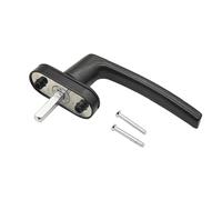 Manilla Ventana Manija de transmisión puerta y ventana abatible acero plástico, manija apertura hacia afuera(White handle)