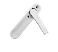 Manilla Ventana Manija de ventana oculta de aleación de Zinc blanca/negra, accesorios de Hardware for Windows, manija de pantalla con tornillos de acero inoxidable Manilla Puerta Ventana ( Color : Whi