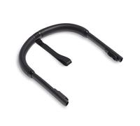 Manillae para Stokke YOYO, negro - Revestimiento de piel sintética ultrarresistente - Incluye correa de sujeción de 21,5 cm, tornillos y herramienta de instalación
