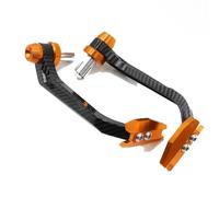 Manillar 17-22 Mm para MSX125 para CB500X para NC750X CB750 para CRF1100L para African para Twin Protector Manos Universal para Motocicleta Protectores Mano Motocicleta(Carbon-Orange)