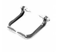Manillar 17-22 Mm para MSX125 para CB500X para NC750X CB750 para CRF1100L para African para Twin Protector Manos Universal para Motocicleta Protectores Mano Motocicleta(Carbon-Silver)