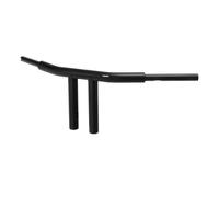 Manillar 8 pulgadas 10 pulgadas 12 pulgadas Rise T Bar 1,5 pulgadas Fat Fit Compatible con Heritage Softail Deluxe Fat Boy Sport Street Bob Low Rider 18 24(10 inch Black)