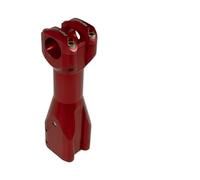 Manillar Abrazadera Doppler para MBK Booster/Yamaha BWS, Rojo anodizado