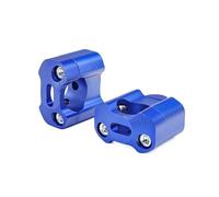 Manillar Abrazadera Elevadores 1 Par 22 Mm 28 Mm Abrazaderas De Barra De Motocicleta Adaptador De Elevadores De Manillar 7/8 "1-1/8 Motocicleta Universal(28mm Blue)