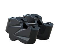 Manillar Abrazadera Elevadores para Z400 para Z 400 para Z-400 Elevador Manillar Adaptador Piezas Abrazadera Mango Aumentar Base Manillar Elevación(Black)