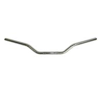 Manillar Accossato cromado para Royal Enfield Bullet de 2024 a 2025 (CC 350), plegado medio (133 mm), de acero, diámetro constante 22 mm