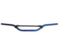 Manillar Accossato de aluminio anodizado azul con Traversino para Gilera 125 Apache desde 1991 hasta 1993 (CC 125) Altura media