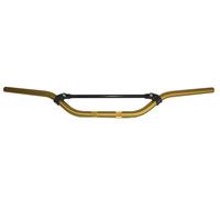 Manillar Accossato de aluminio anodizado dorado con Traversino para Fantic Trial 2/5/7/9 desde 1989 hasta 1990 (CC 50) Altura media