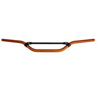 Manillar Accossato de aluminio anodizado naranja con Traversino para Aprilia Tuareg Rally desde 1989 hasta 1992 (CC 125) Altura Alta