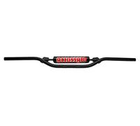 Manillar Accossato fabricado en Italia d.22, aprilia tuareg rally 125 cc (1989-1994), color negro y protector azul (sh4b)