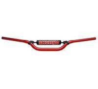 Manillar Accossato Made in Italy D.22, Aprilia > Tuareg Rally 125 cc (1989-1994), color rojo y parachoques rojo (SH2R)
