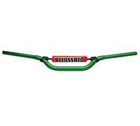 Manillar Accossato Made in Italy D.22, Aprilia > Tuareg Rally 125 cc (1989-1994), color verde y parachoques rojo (SH2R)