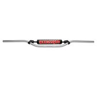 Manillar Accossato Made in Italy D.22, Derbi > SENDA R DRD X TREME 50 cc (2010-2010), color plateado y parachoques rojo (SH2R)