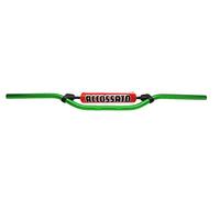 Manillar Accossato Made in Italy D.28, KTM > EXC RACING SIX-DAYS 450 cc (2003-2007), color verde sez.Variable con colcha y guardabarros negro (SH1N)