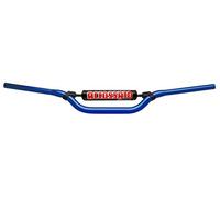 Manillar Accossato Made in Italy MX-enduro D.22, Suzuki, RM 250 cc (1995-1998), color azul, con travesaño y parachoques rojo (SH2R)