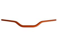 Manillar Accossato naranja para ZONTES ZT T2 de 2024 a 2025 (CC 350), plegado medio (128 mm), de aluminio, diámetro variable 28,5 mm