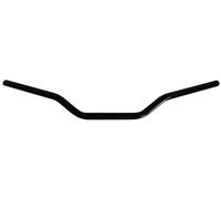 Manillar Accossato negro para Royal Enfield Bullet de 2024 a 2025 (CC 350), plegado medio (133 mm), de aluminio, diámetro constante 22 mm