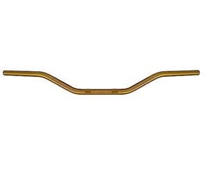 Manillar Accossato Oro en aluminio por Husqvarna Ch Racing dal 2002 al 2005, diámetro 22 mm, curva baja